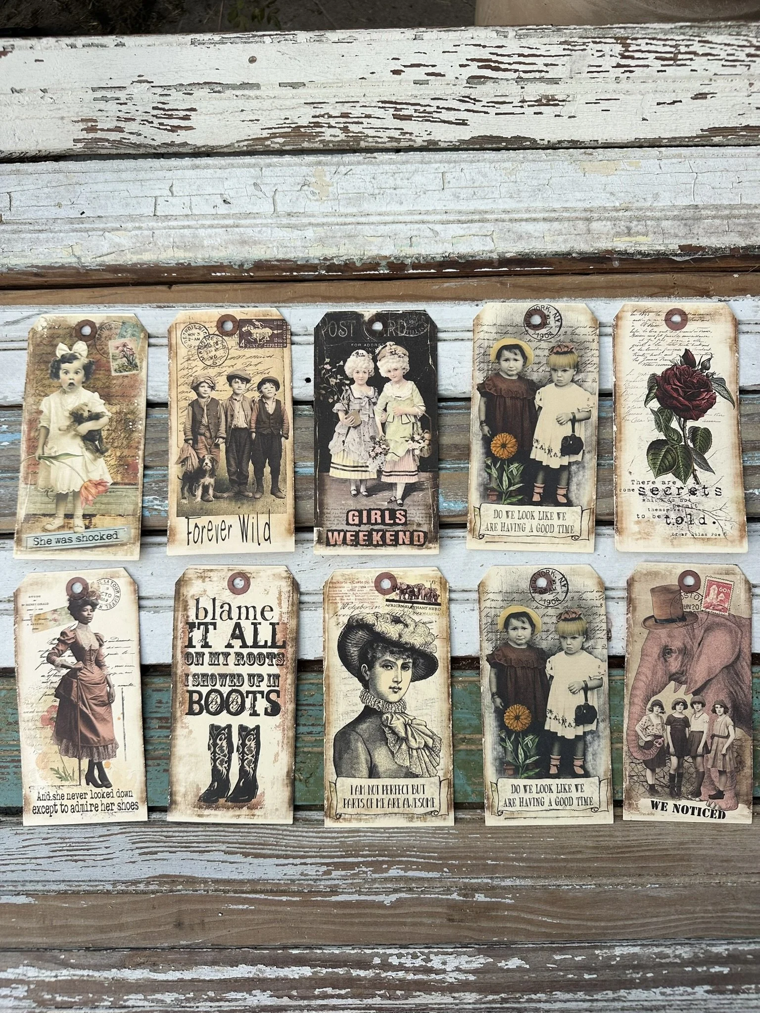 Ten Tag Set- #17
