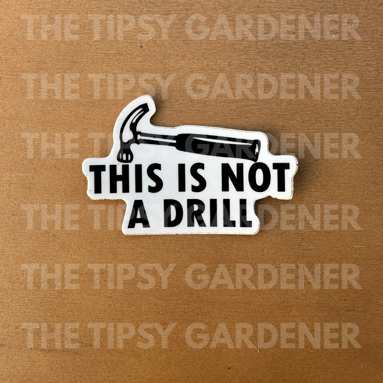 This Is Not a Drill Sticker