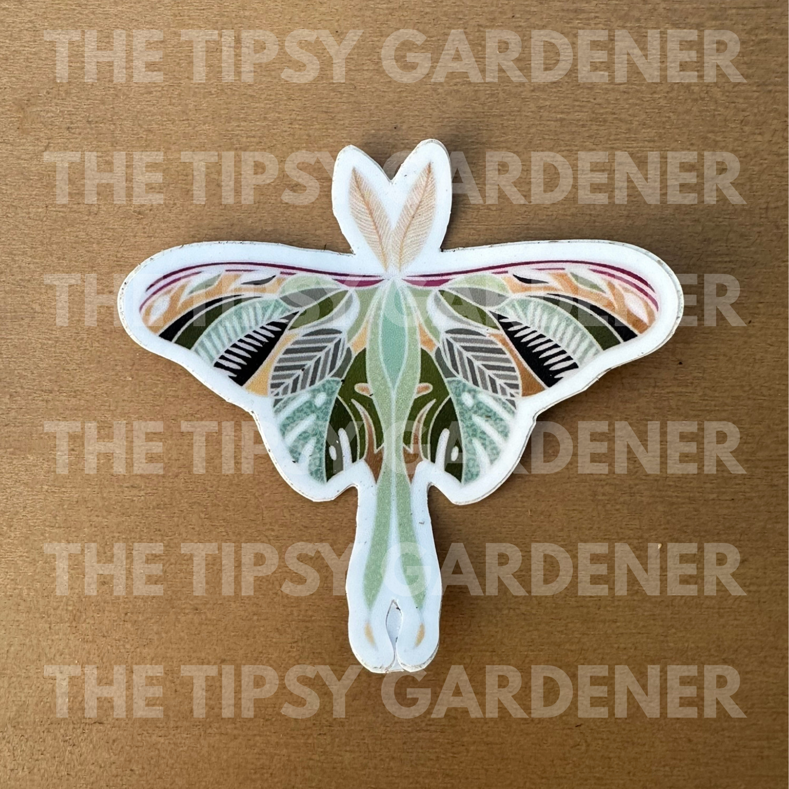 Rainbow Moth Sticker