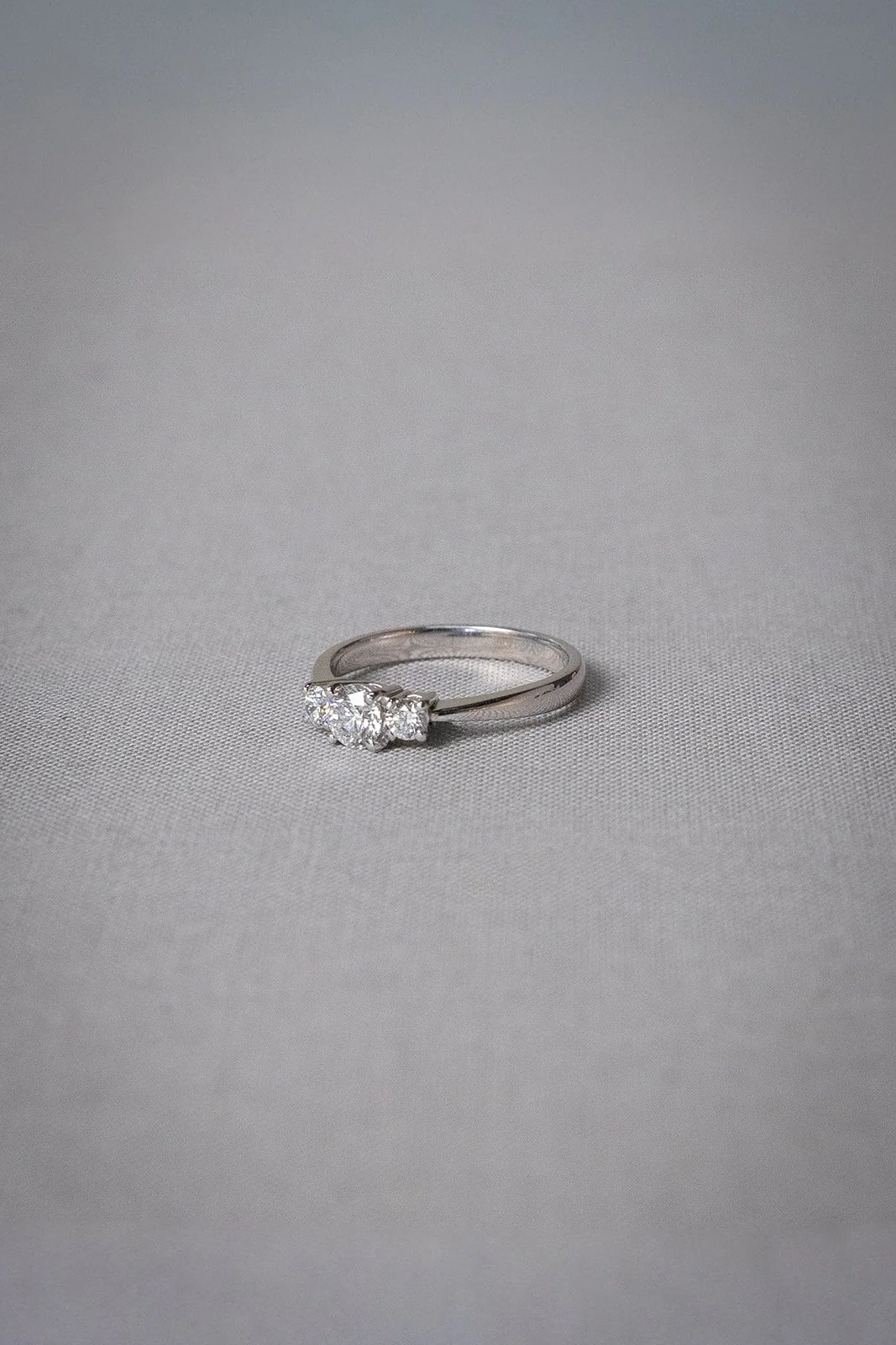 0.62ct Three Stone Diamond Ring