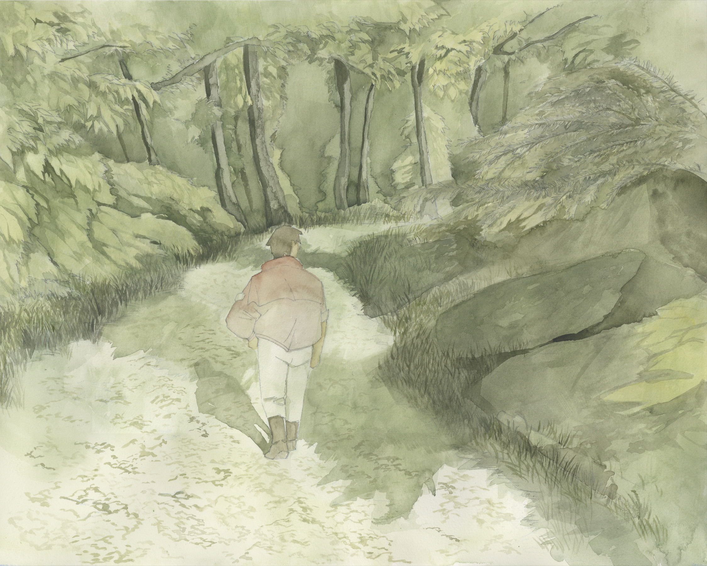 20x16 Watercolor on Cold press paper 