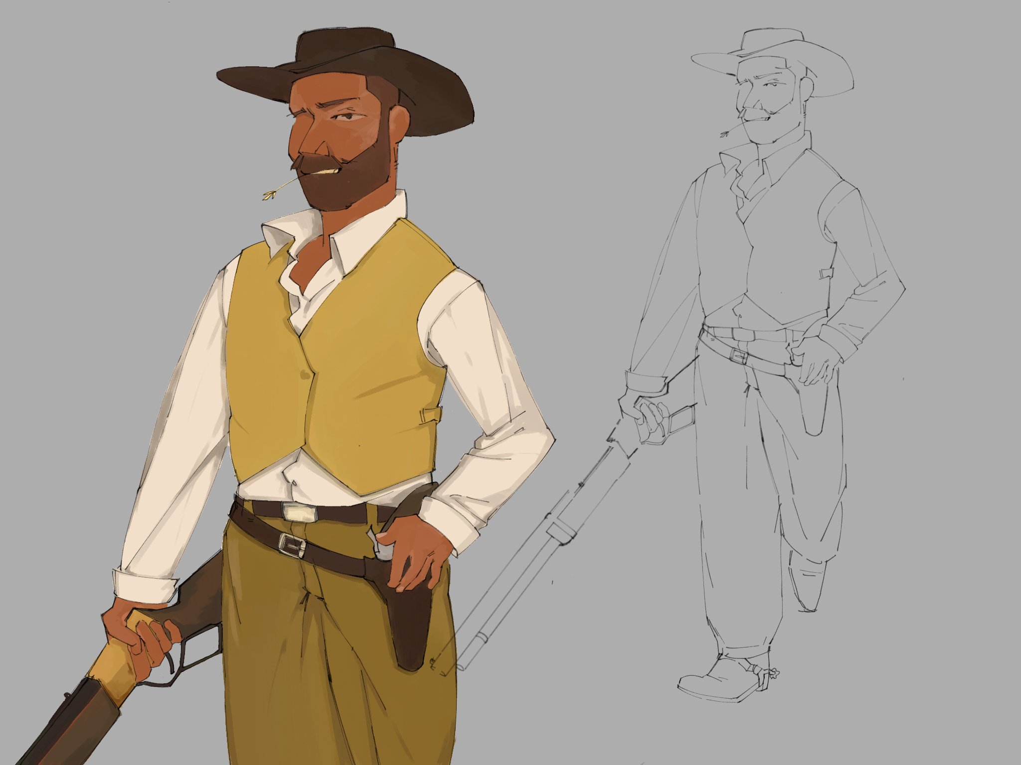 Character turn around 