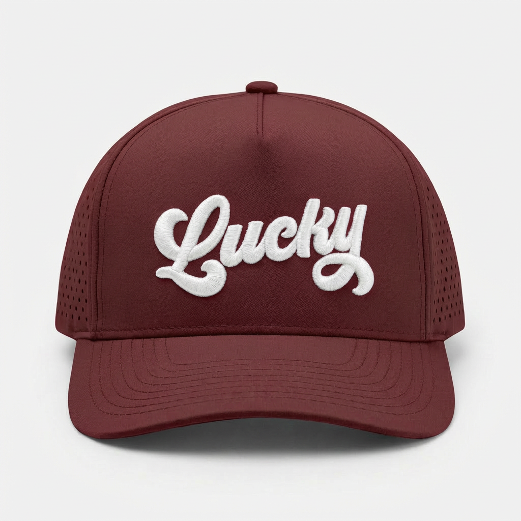 GOLF HAT WHITE MAROON.png