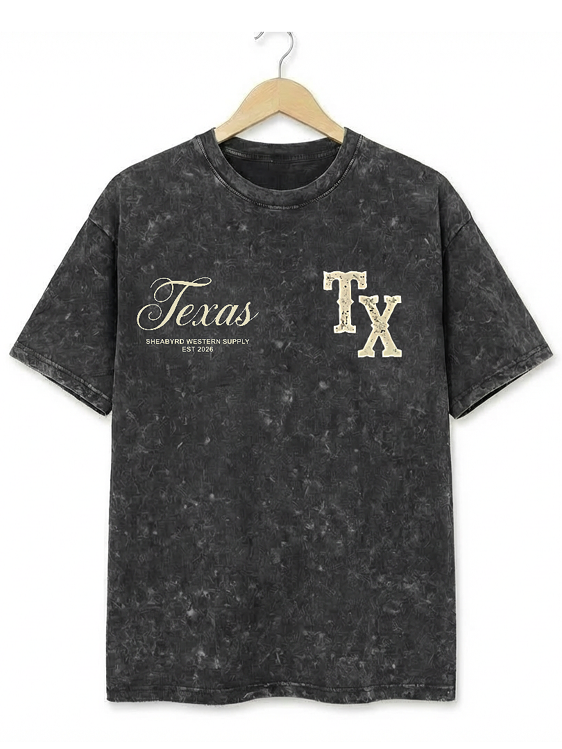 SHEABYRD WESTERN SUPPLY MINERAL WASHED TEE