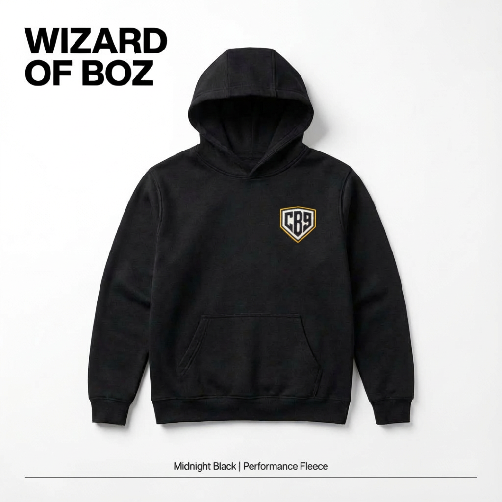 CB9 BLACK HOODIE