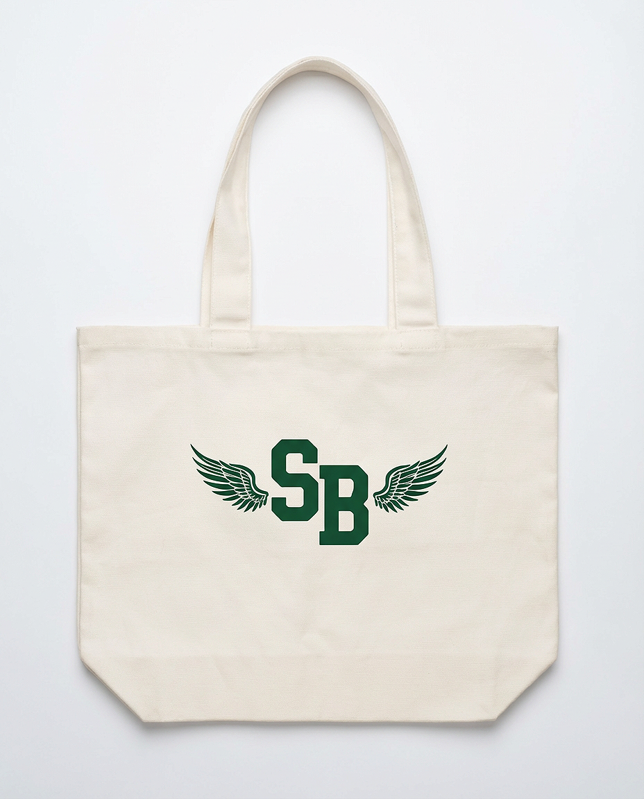 SHEABYRD FLIGHT SERIES CANVAS TOTE BAG WITH ZIPPER