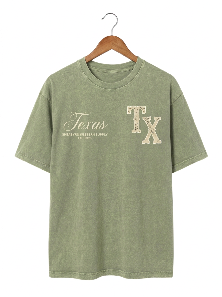 SHEABYRD WESTERN SUPPLY MATCHA  (JUST THE FRONT)