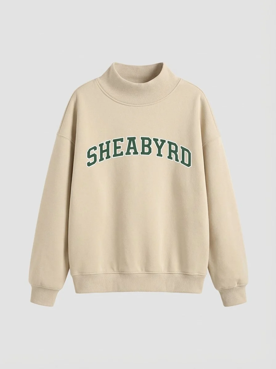 TAN SHEABYRD MOCK NECK
