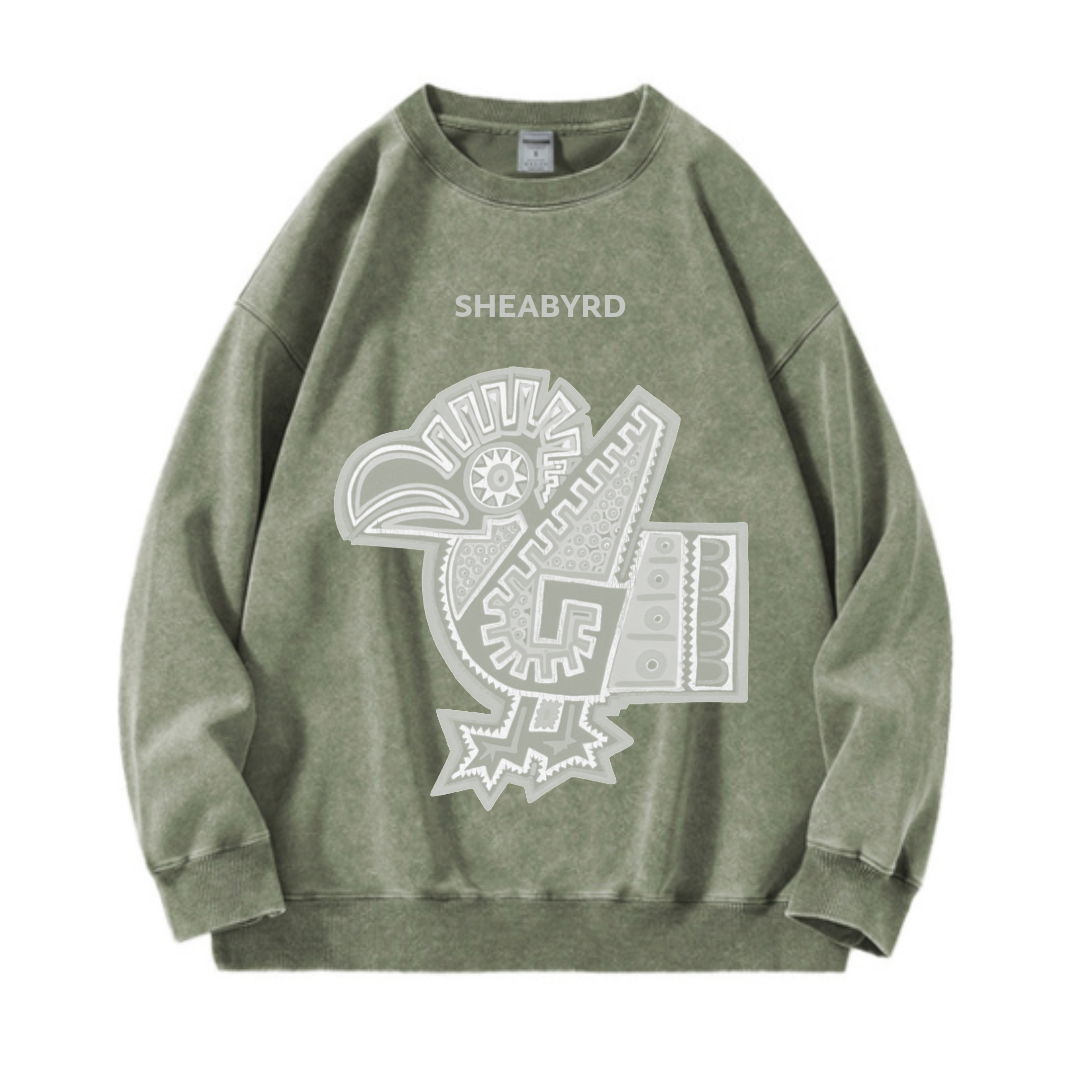 ARMY GREEN CREWNECK
