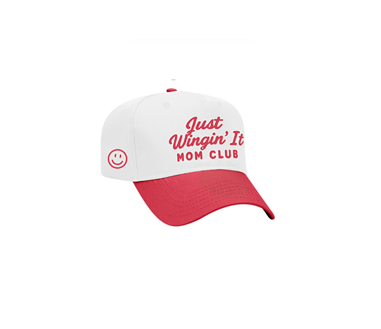 JUST WINGIN IT WHT & RED