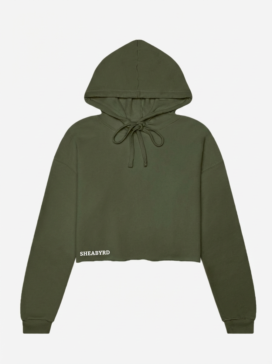 SHEABYRD CROPPED HOODIE  (Multiple color options available)