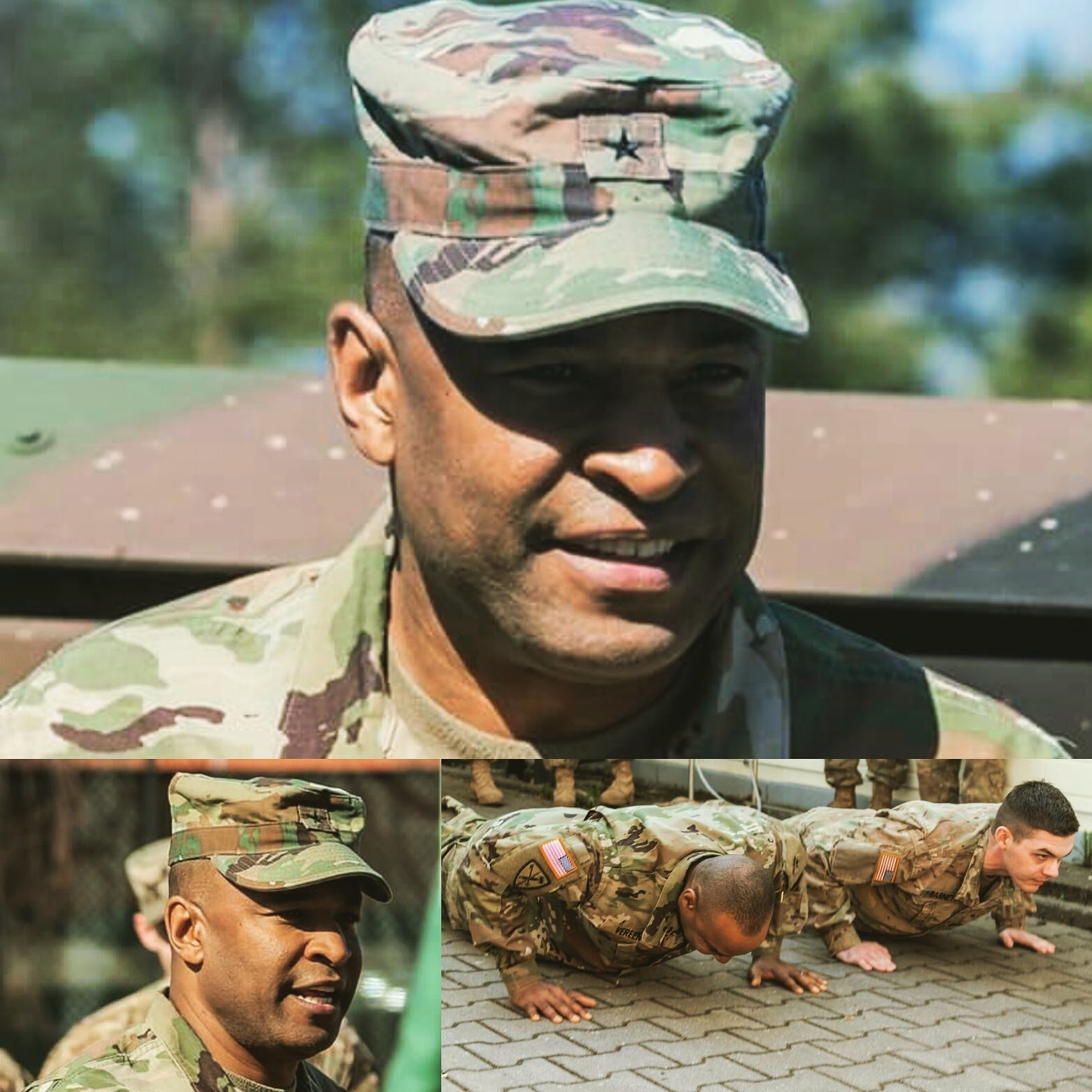 Some of General Vereen's fondest memories involve impromptu PT with Soldiers.