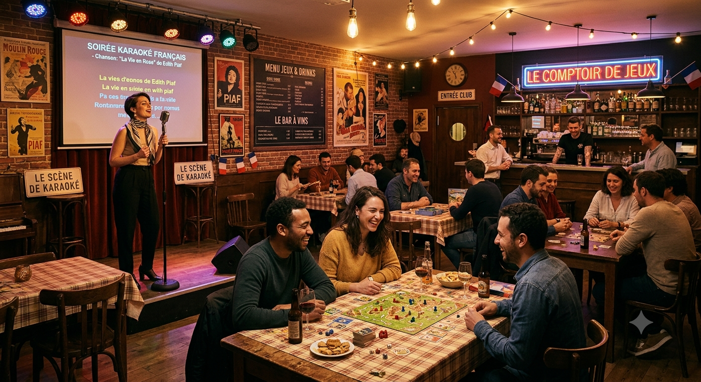 French Karaoke &amp; Board Game
