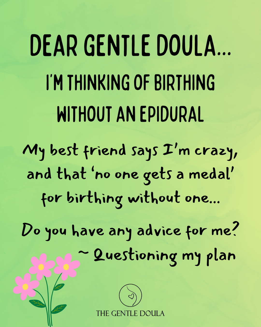 Thinking of birthing without an epidural