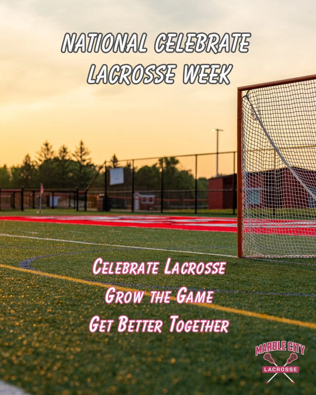 This week, we join @usalacrosse and programs across the country celebrating the game that brings us together.

It&rsquo;s National Celebrate Lacrosse Week. Let's take time to honor the sport, share it, and keep getting better!

#MarbleCityLacrosse #C