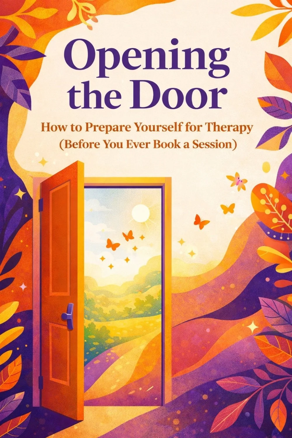 Opening the Door:  How to Prepare Yourself for Therapy  (Before You Ever Book a Session)