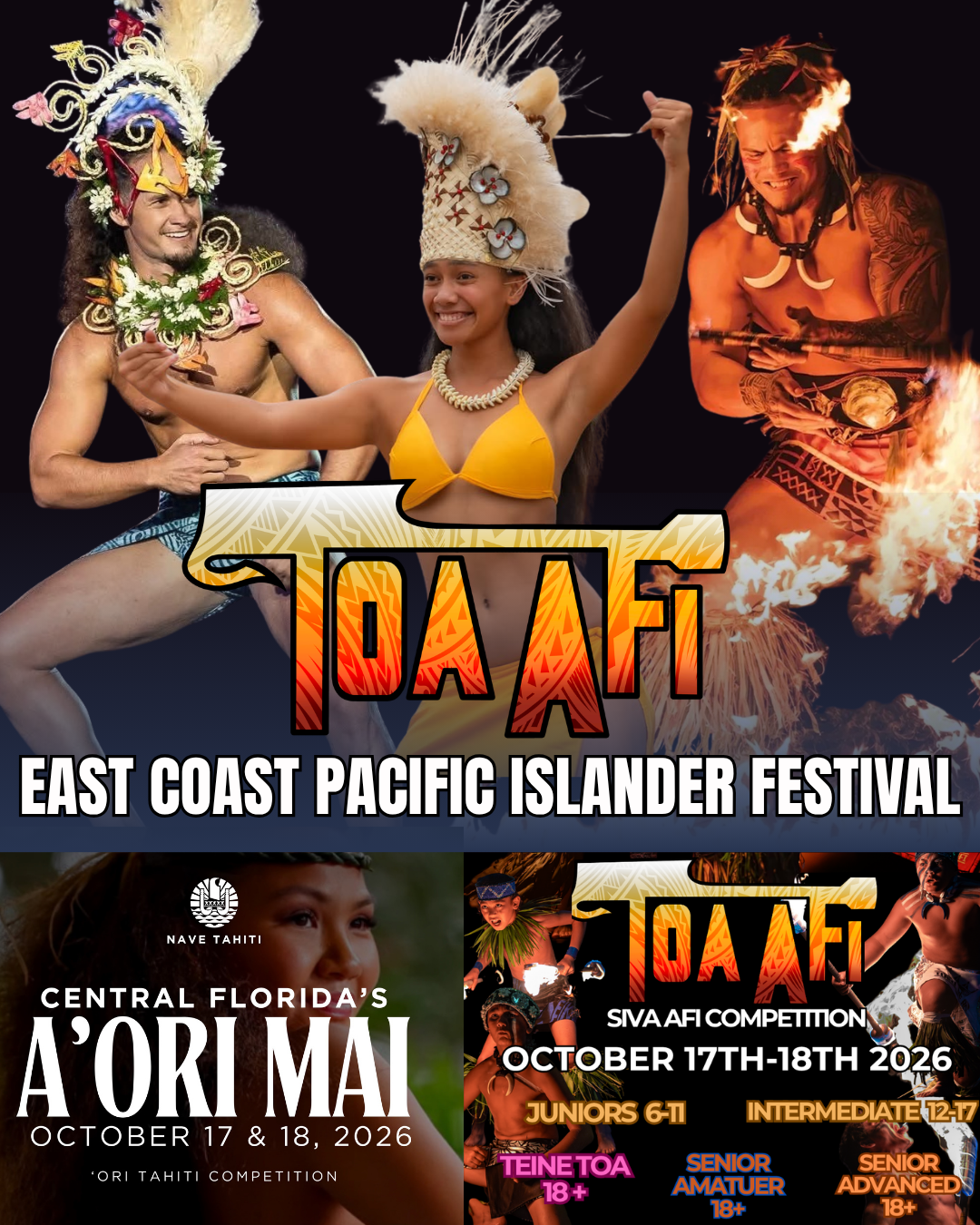 SINGLE DAY General Admission TOA AFI & A ORI MAI 2026