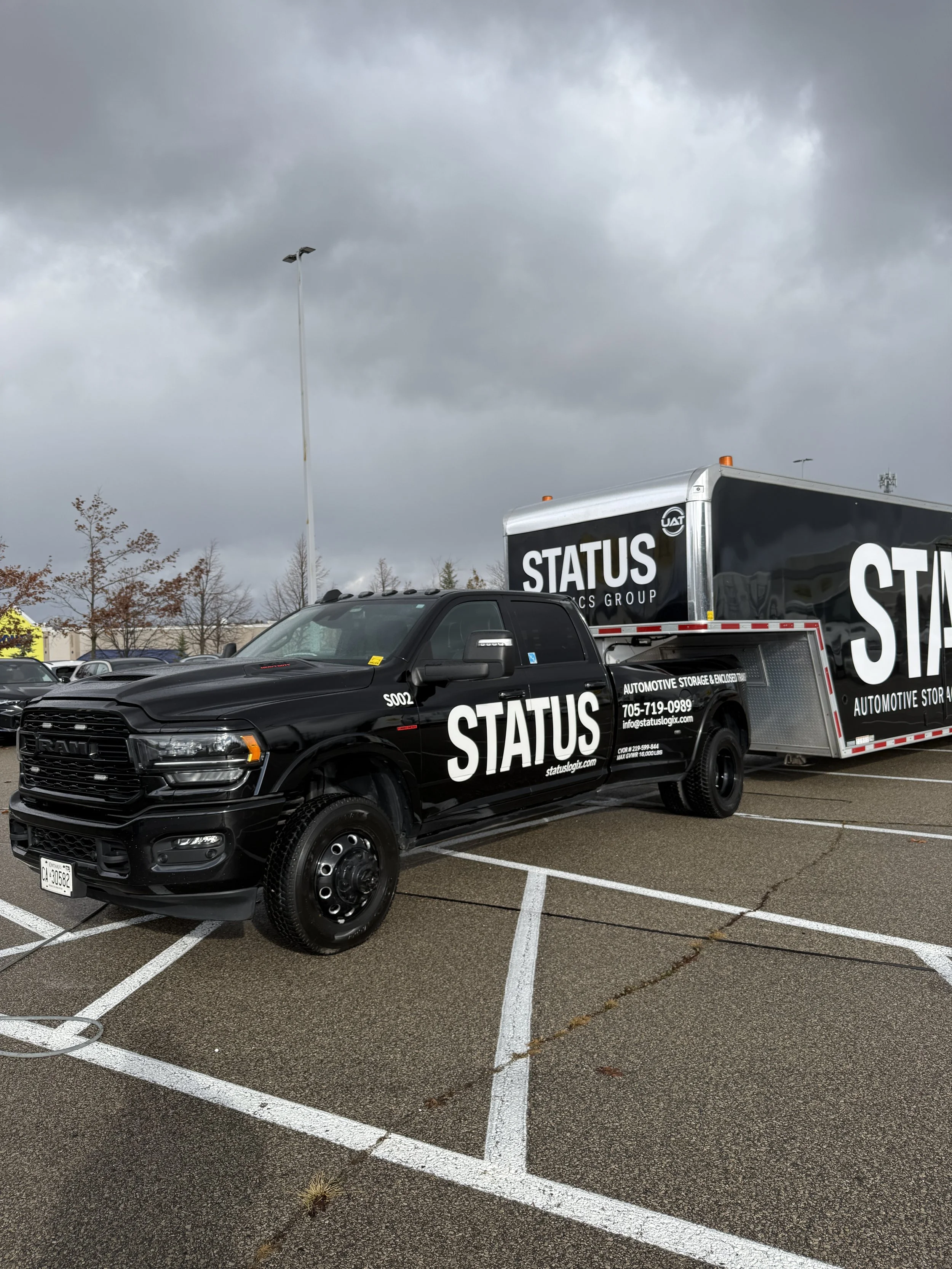 Ram 3500 Dually Exterior Wash, 40ft Enclosed Trailer washed, Mobile Fleet washing