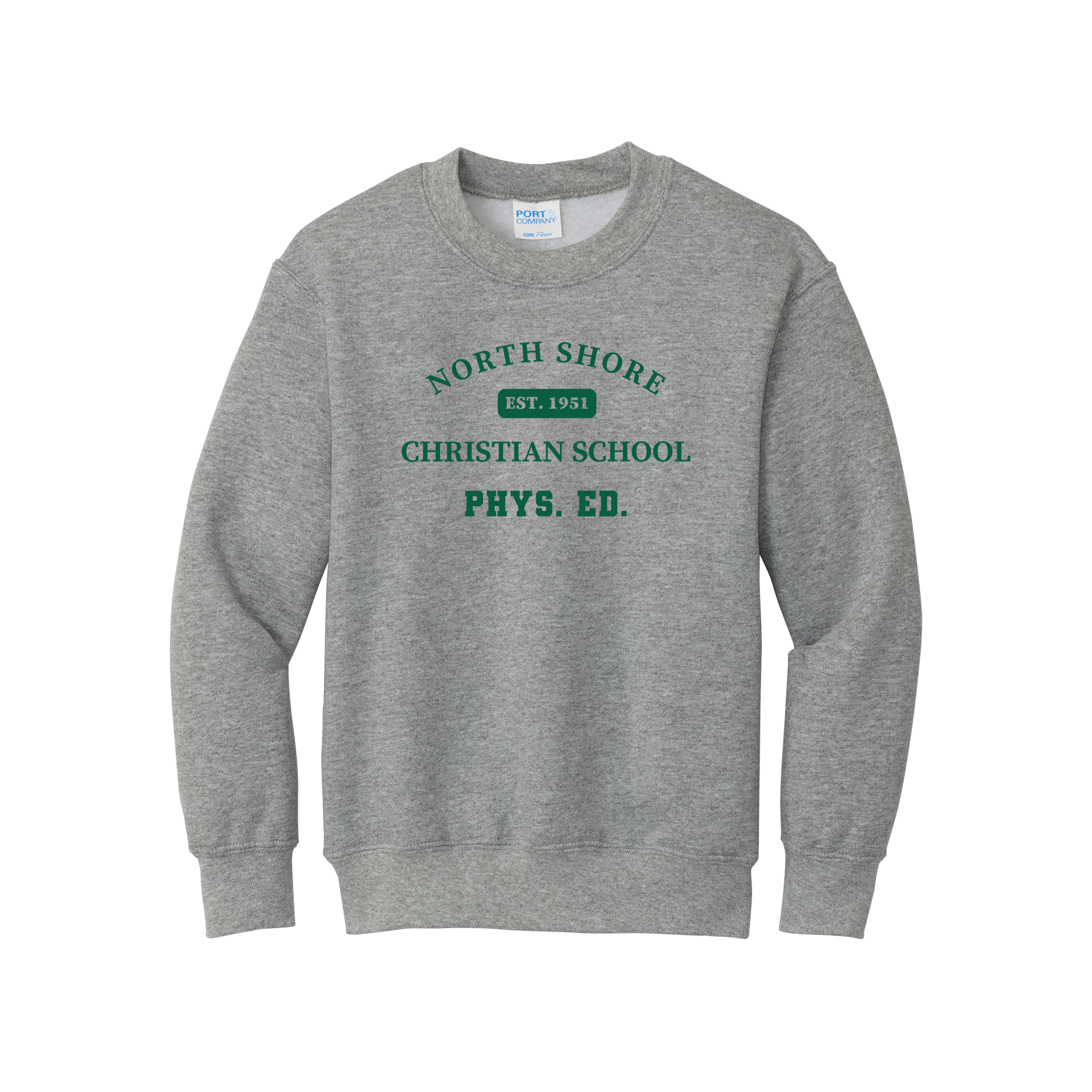 NSCS YOUTH CREWNECK SWEATSHIRT - GREY