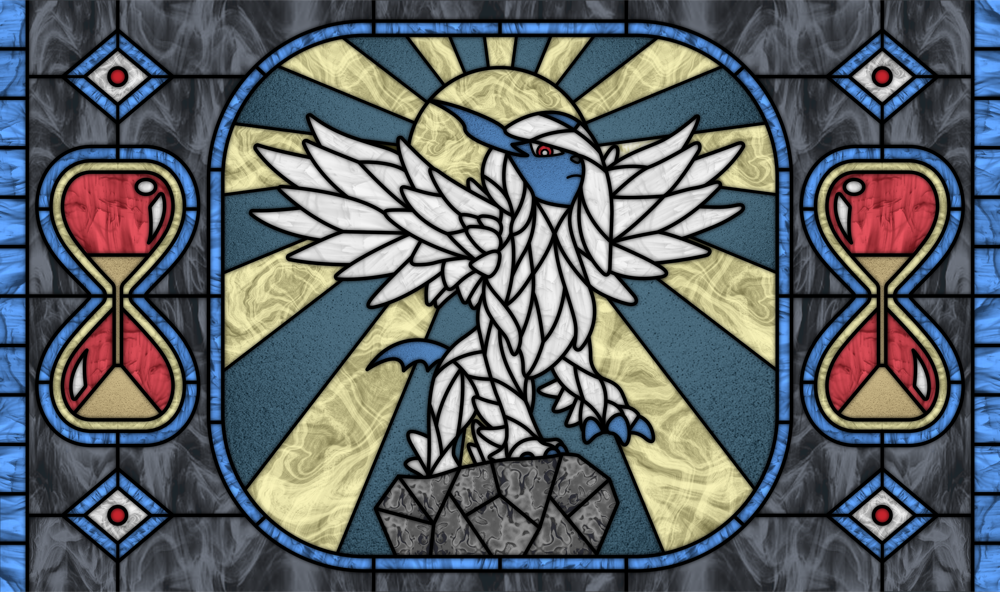 Mega Absol Stained Glass.png
