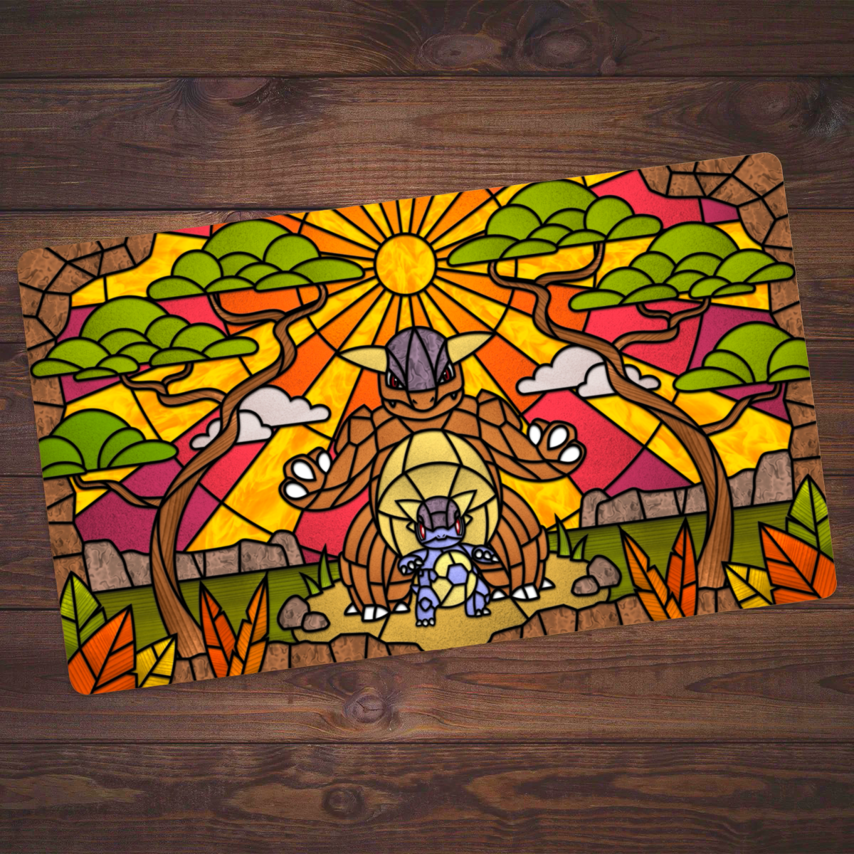 Mega Kangaskhan-wood-background.png