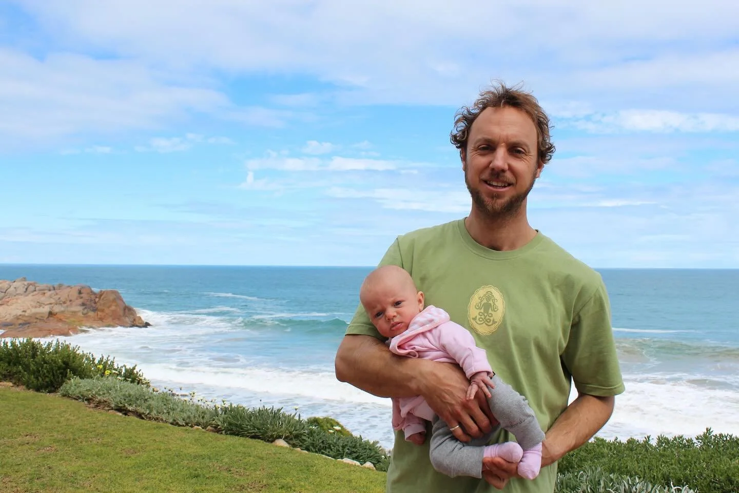 This is Pete, two years after Gilbert was stillborn, holding one of his rainbow twins. Only those who knew him would have recognised that behind his happy face was the quiet grief of a man whose life had been turned upside down just two years earlier