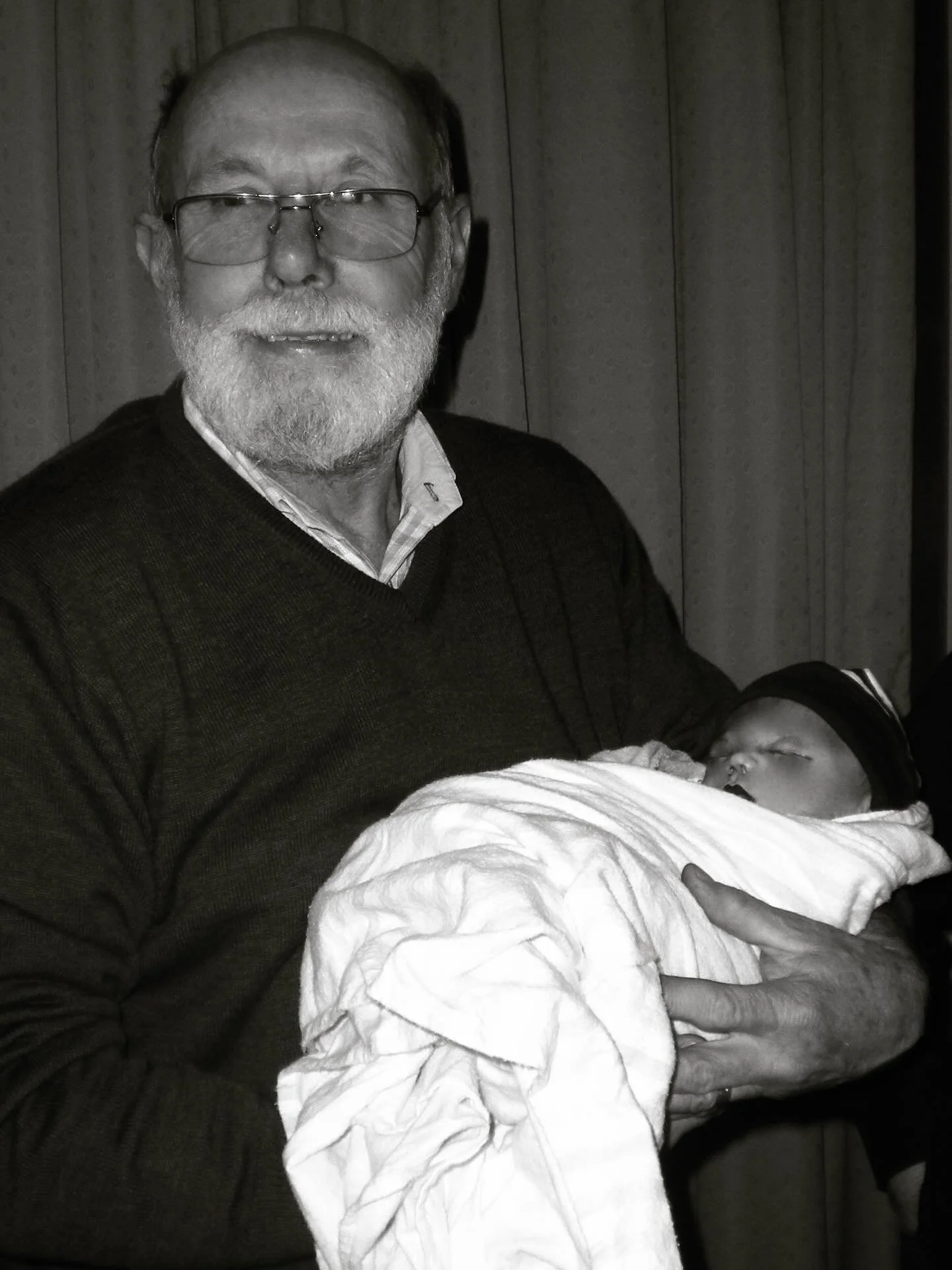 Last Sunday was Grandparents Day 🫶🏻

This is my Dad, Mike, holding Gilbert. In this photo, Gilbert was a few hours post-delivery. 

My parents and in-laws had been called by our obstetrician with the news of Gilbert&rsquo;s sudden death. They rushe