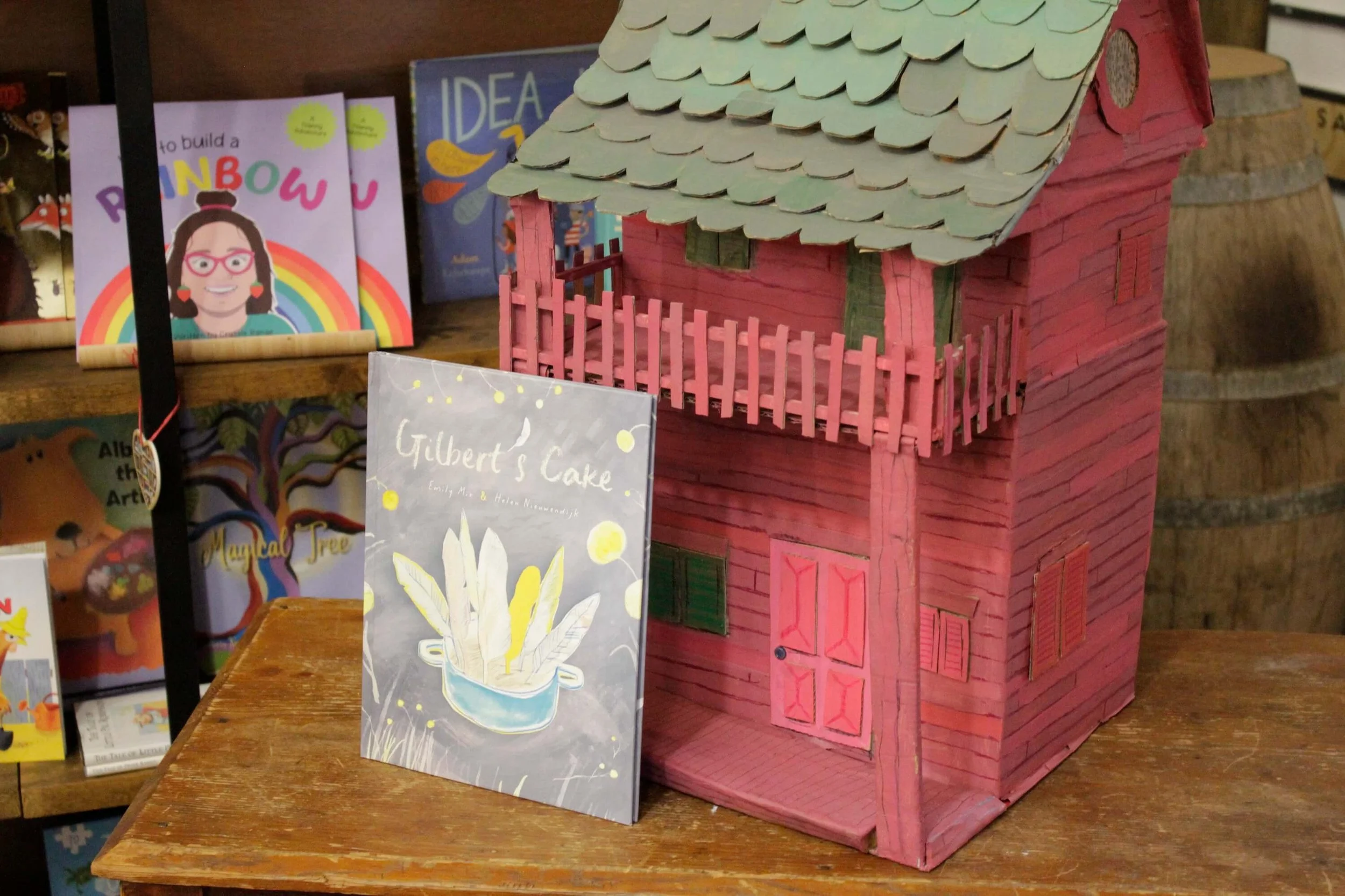 Gilbert's Cake Book Launch at Fleurieu Arthouse, Illustrator Helen Nieuwendijk's Model House.jpeg