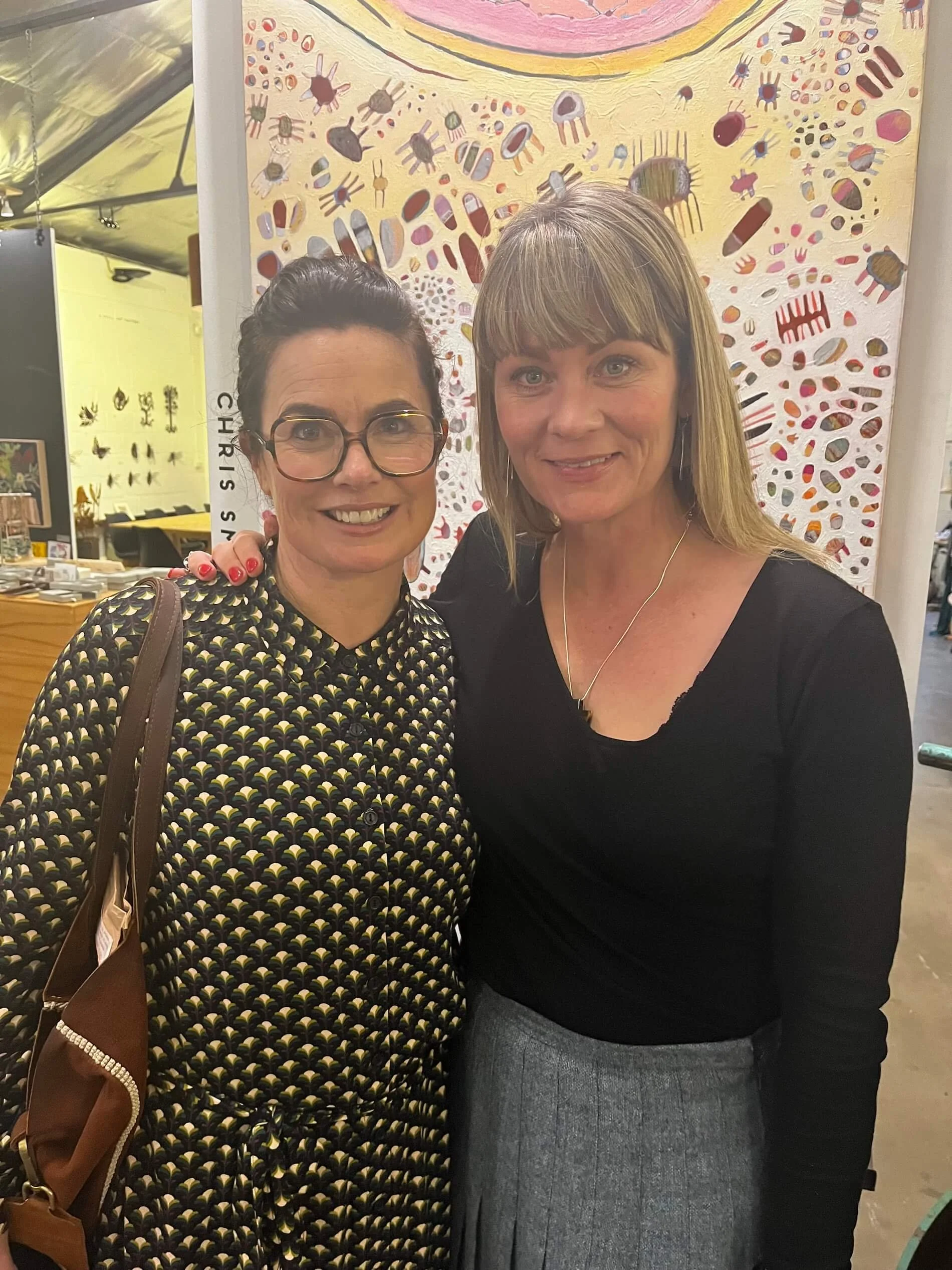 Gilbert's Cake Book Launch Author Emily Mir and sister Kate O'Donoghue.jpg