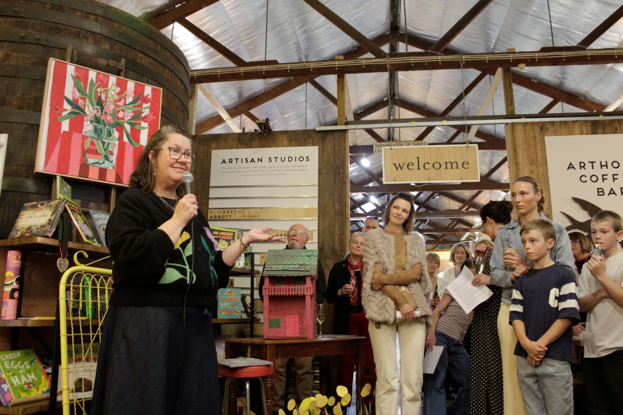 Gilbert's Cake Book Launch at Fleurieu Arthouse, Illustrator Helen Nieuwendijk's speech.jpeg
