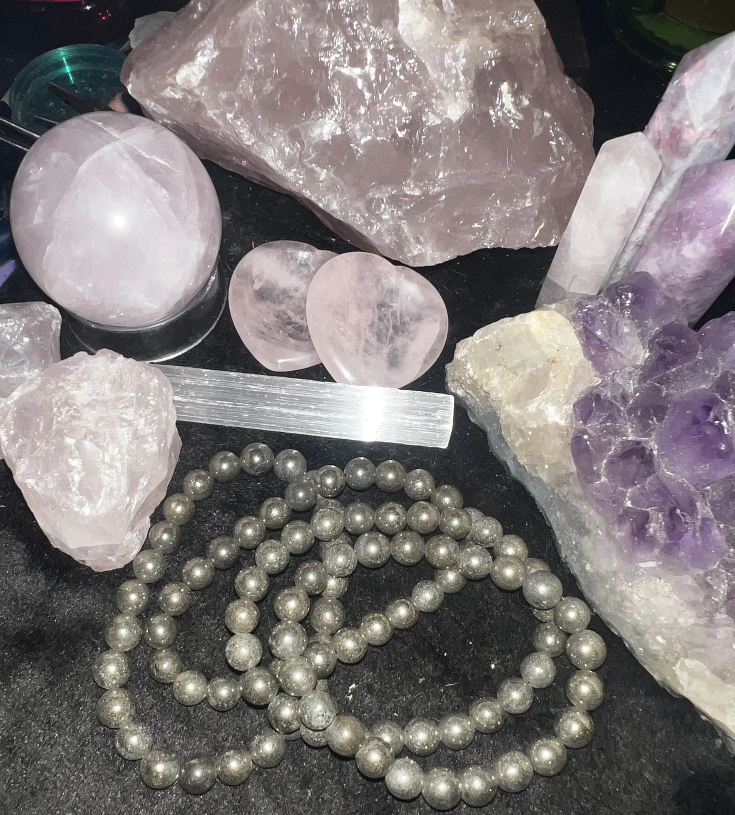 Natural 8mm Pyrite Stretch Bracelet - Unisex Beaded "Stone of Wealth" for Success & Protection.