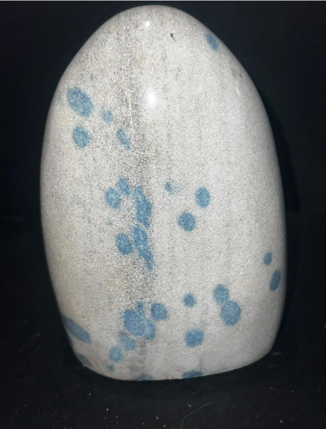 k2 jasper freeform (azurite in granite) high vibration crystal from the Himalayas