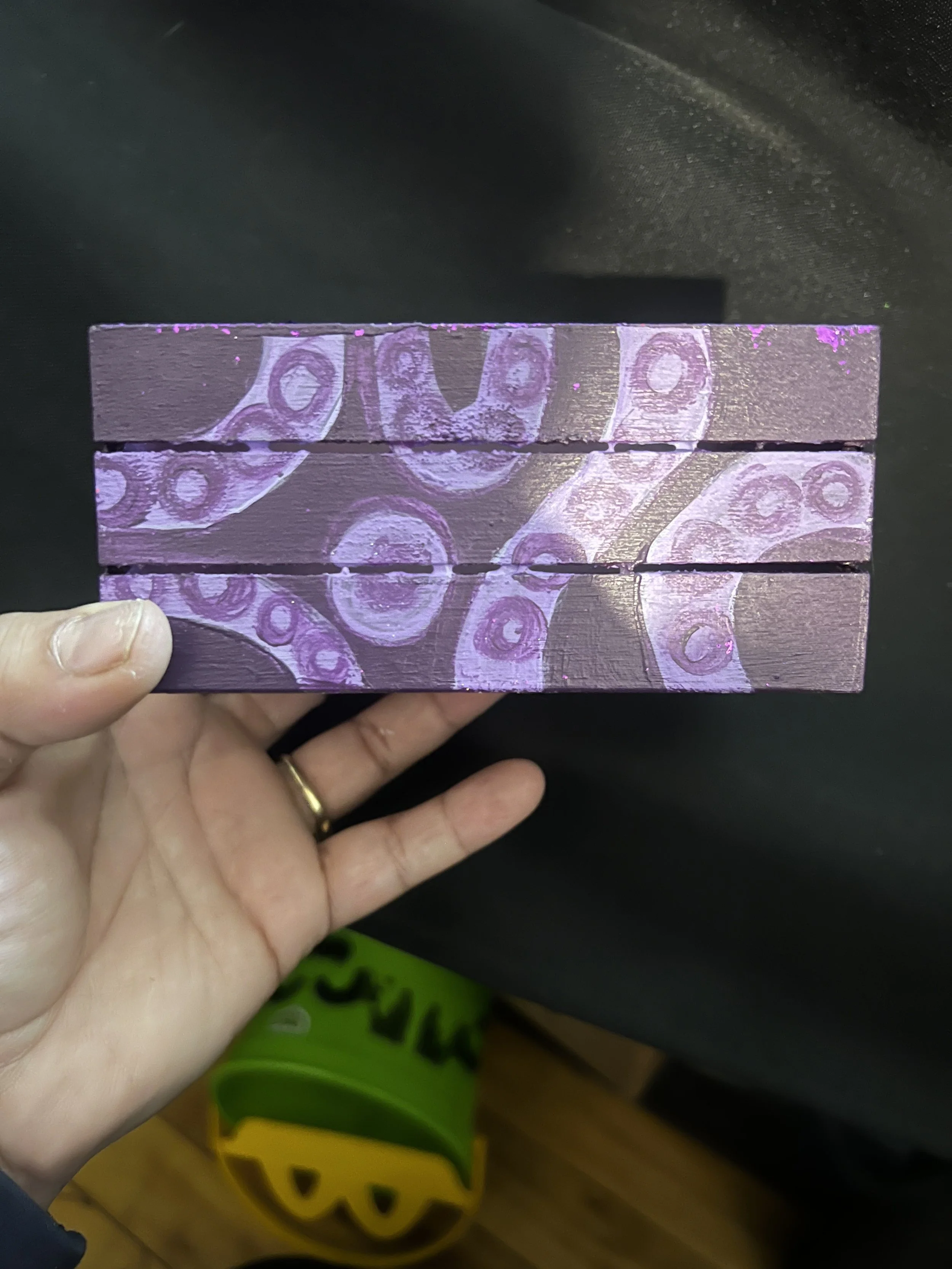 Mystic Tide – Handmade Purple Crystal Box