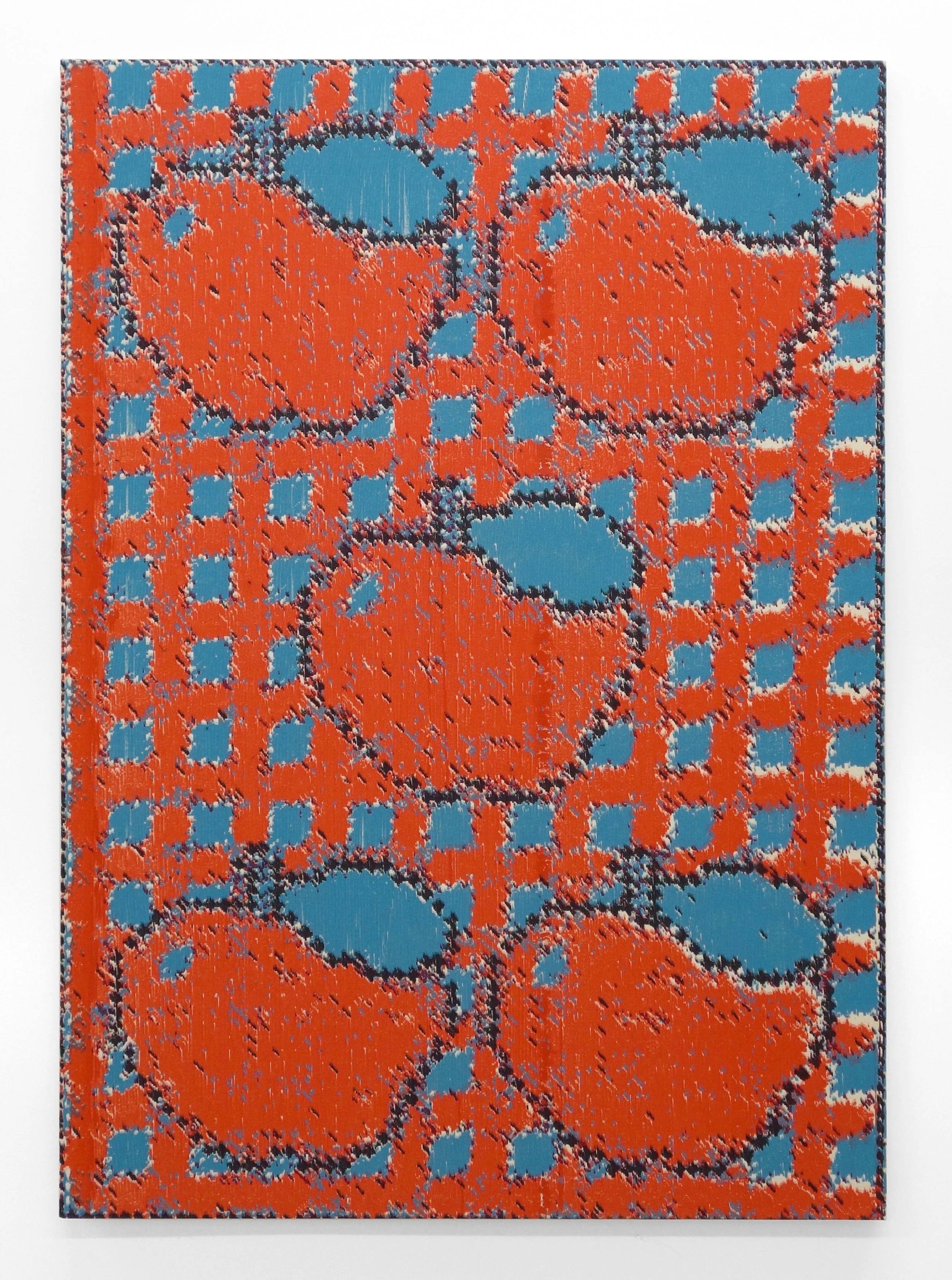 5 Apples • 47” x 33” • acrylic on canvas • 2018