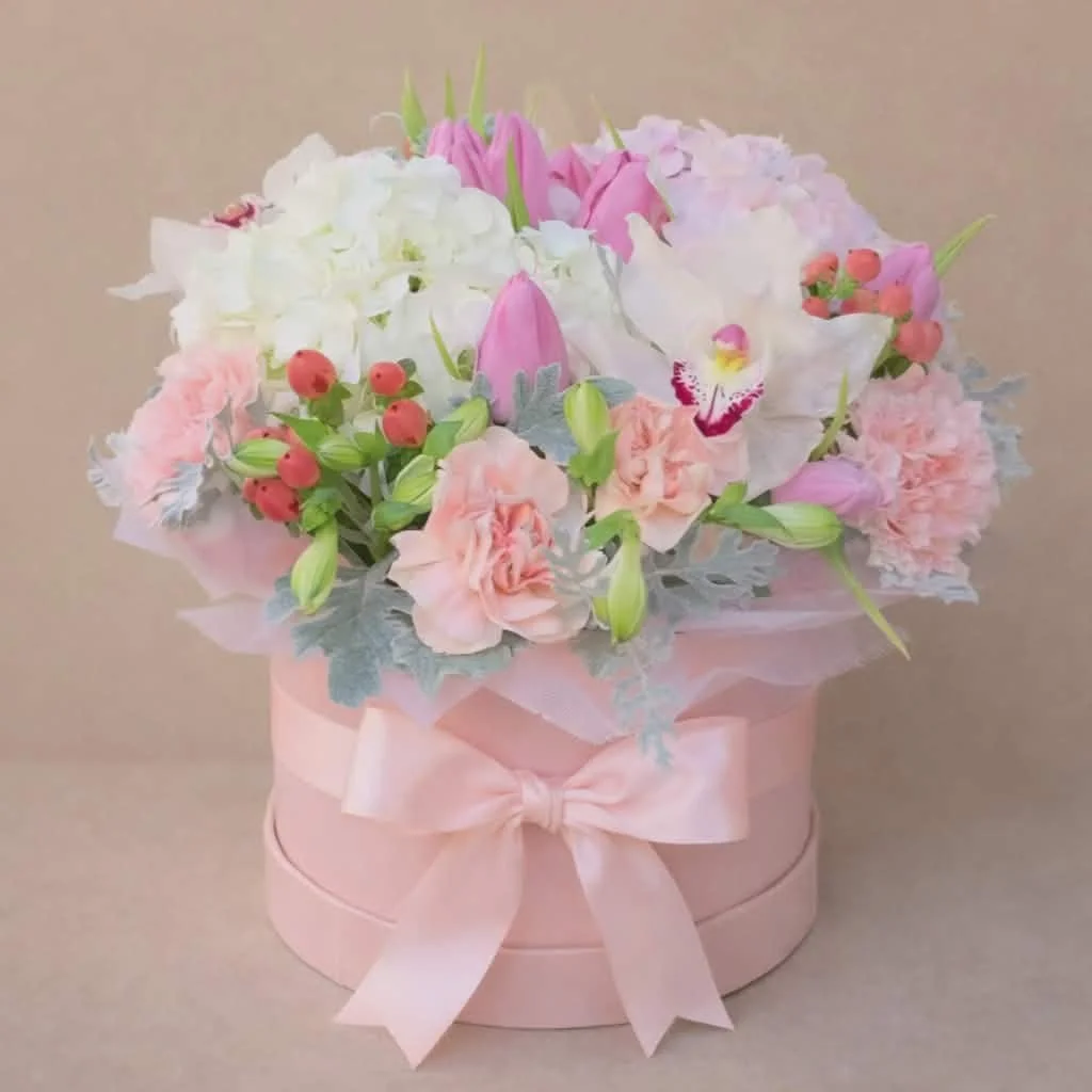Blushing Elegance Floral Arrangement