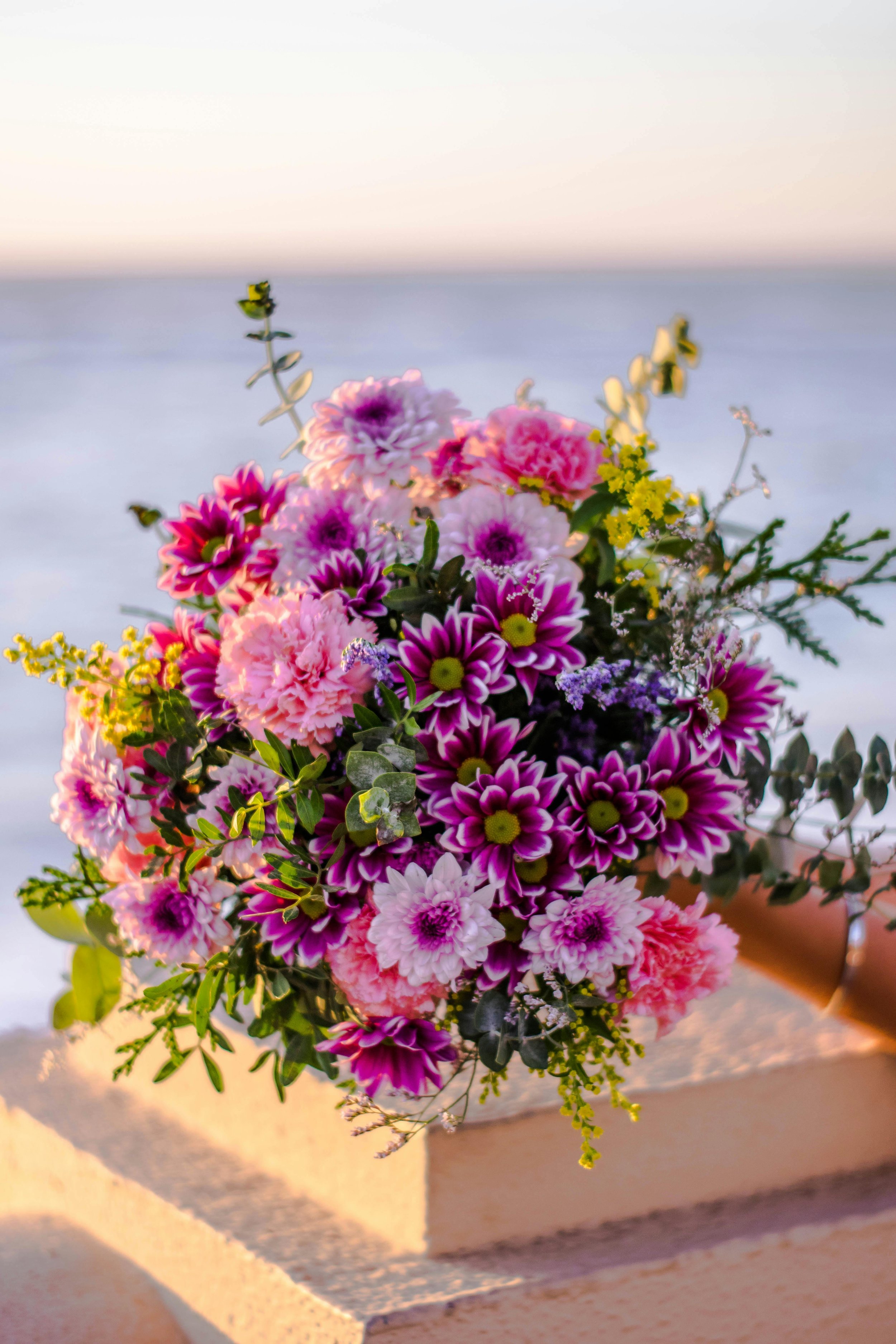 Elegant Chrysanthemum & Carnation Bouquet