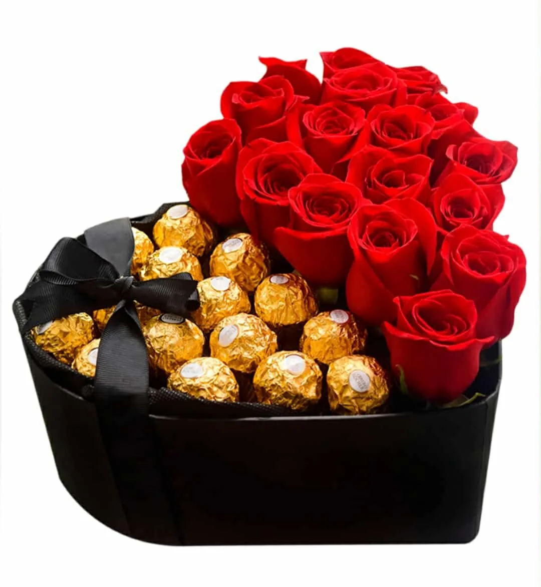 Heartfelt Luxury Roses & Chocolates Box