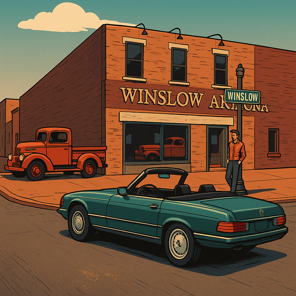 The night air in winslow