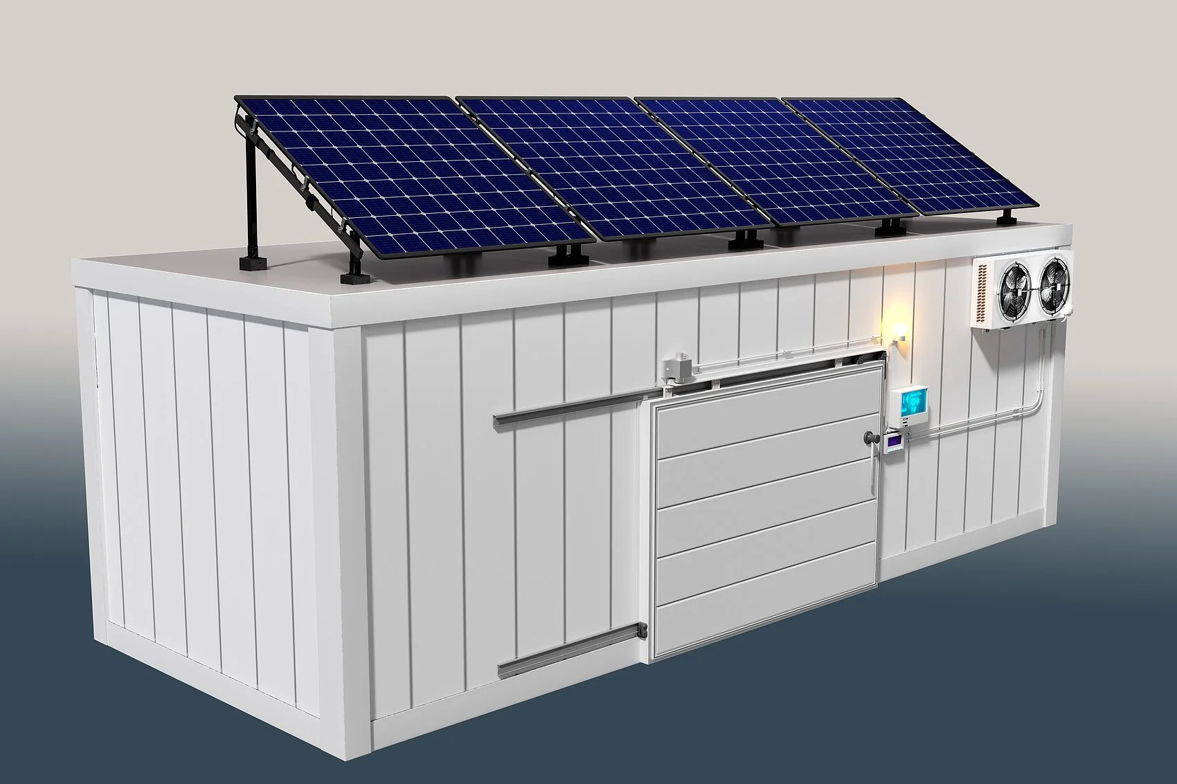 Solar power cold storage