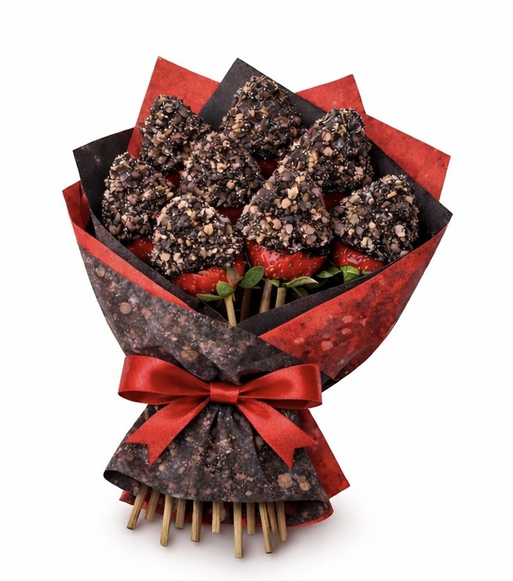 Valentine Oreo Crunch Berry Bouquet ❤️🍫