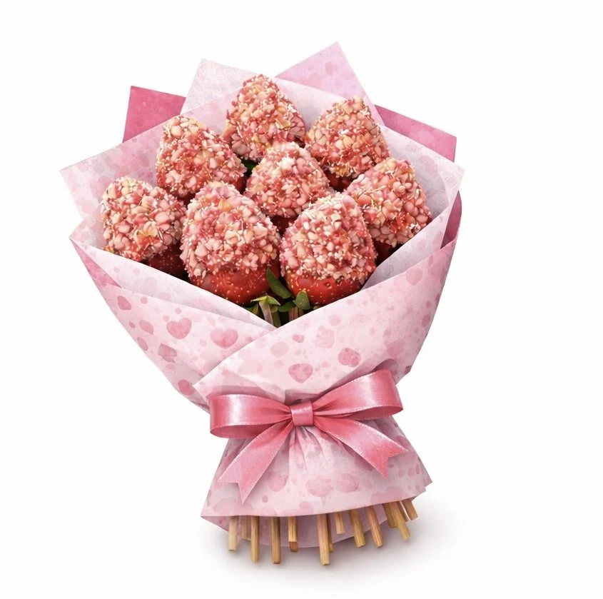 Valentine’s Strawberry Crunch Berry Bouquet 💕🍓