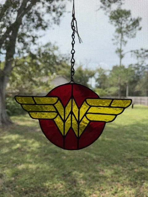 ✨ Stained Glass Wonder-Inspired Emblem – 9x5.5" ✨