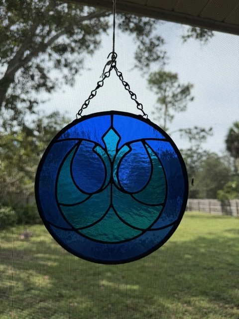 💙 Star Wars Rebel Alliance Stained Glass Panel
