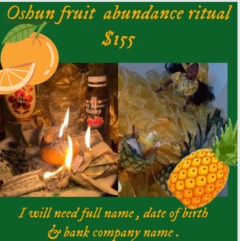 Oshun fruit abundance ritual
