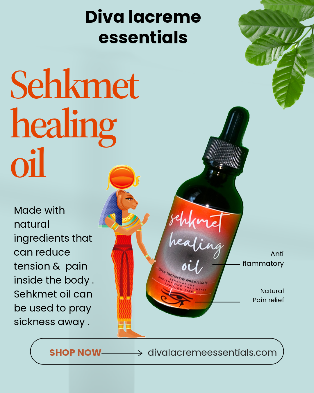 Sehkmet healing oil