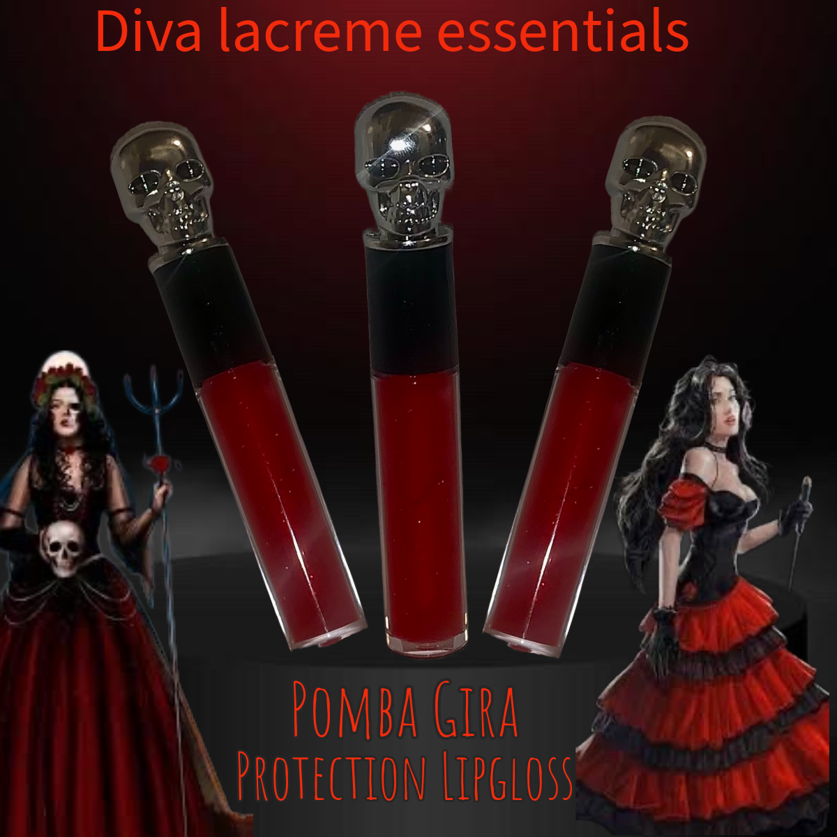 Pomba Gira protection lipgloss