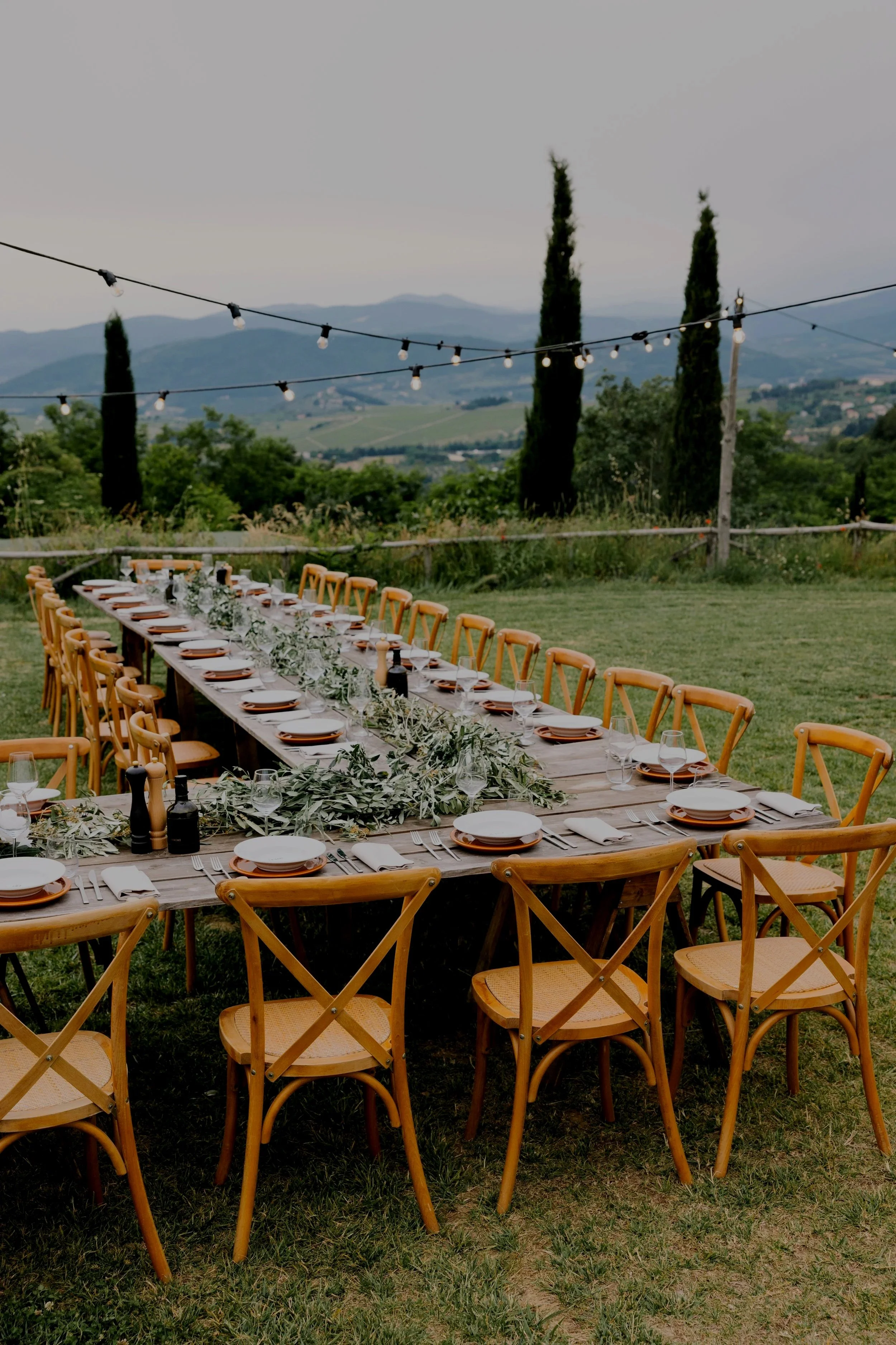 Wente Vineyards terrace lawn Livermore farm tables