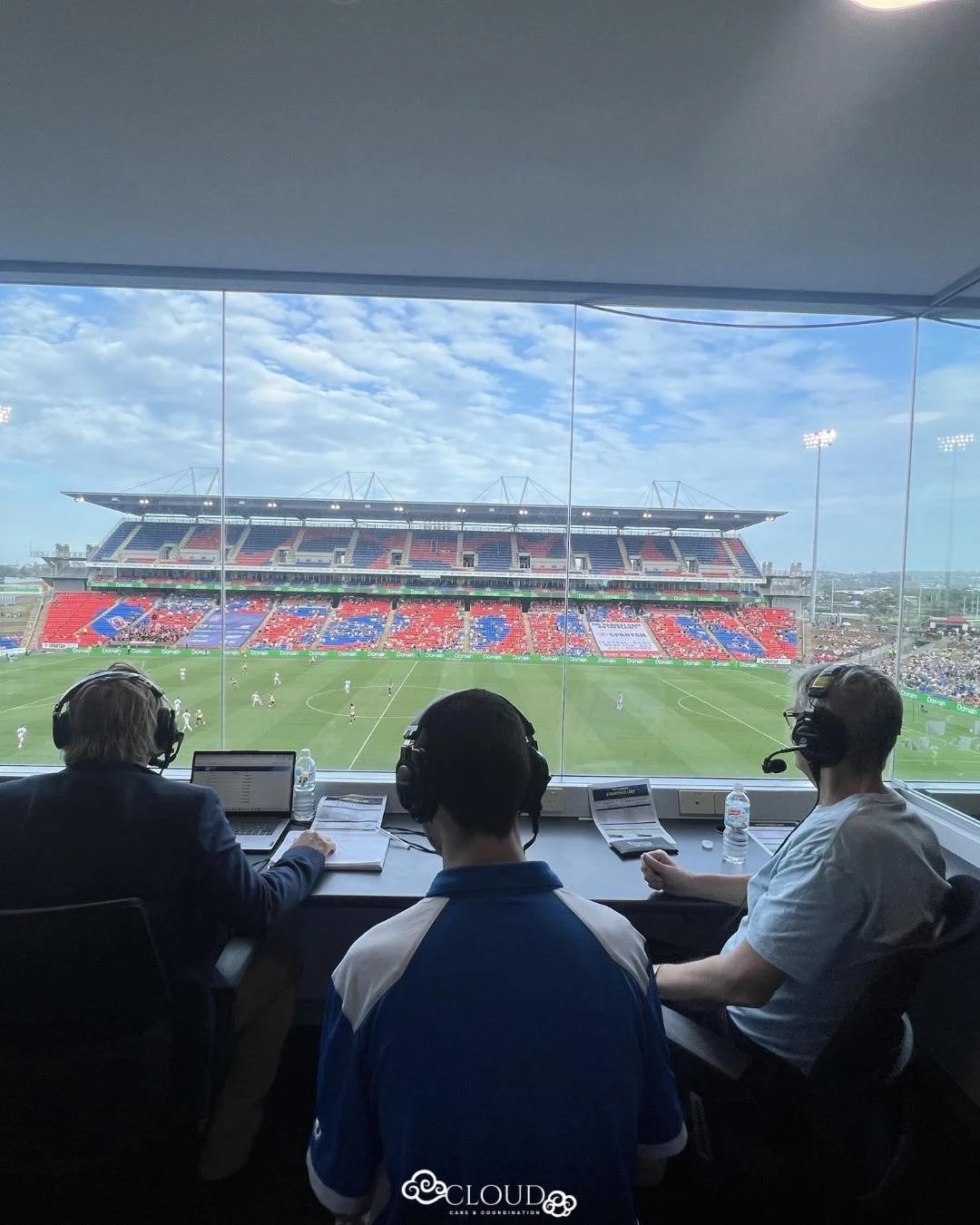 So proud of our participant Mike!! He got to do some commentating at the Jets game on Saturday night and did an amazing job. Huge thanks to the team at bartvsports for making this happen ⚽️🩵