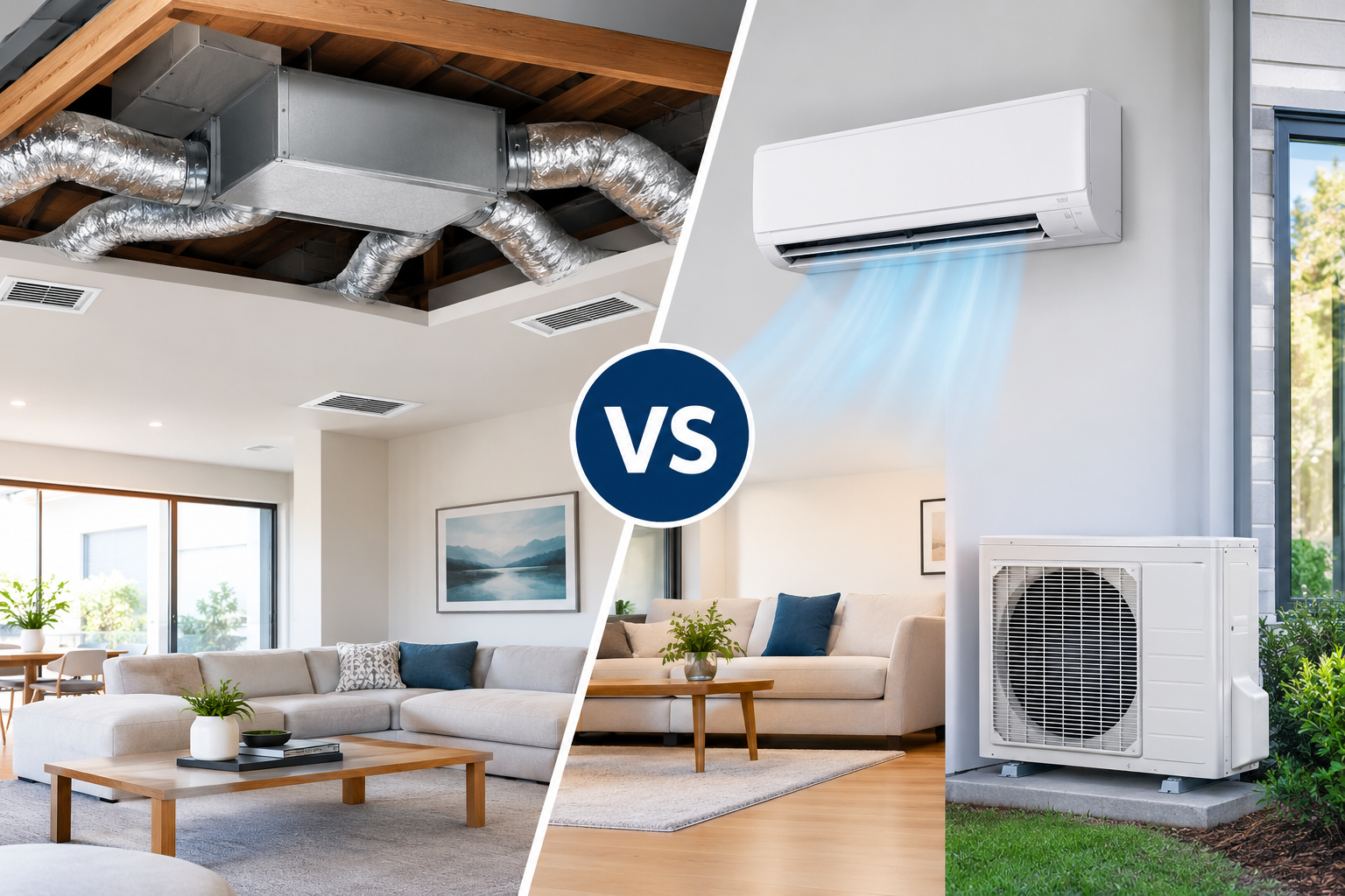 Ducted Air Conditioning vs Split Systems: Which Suits Your Home?