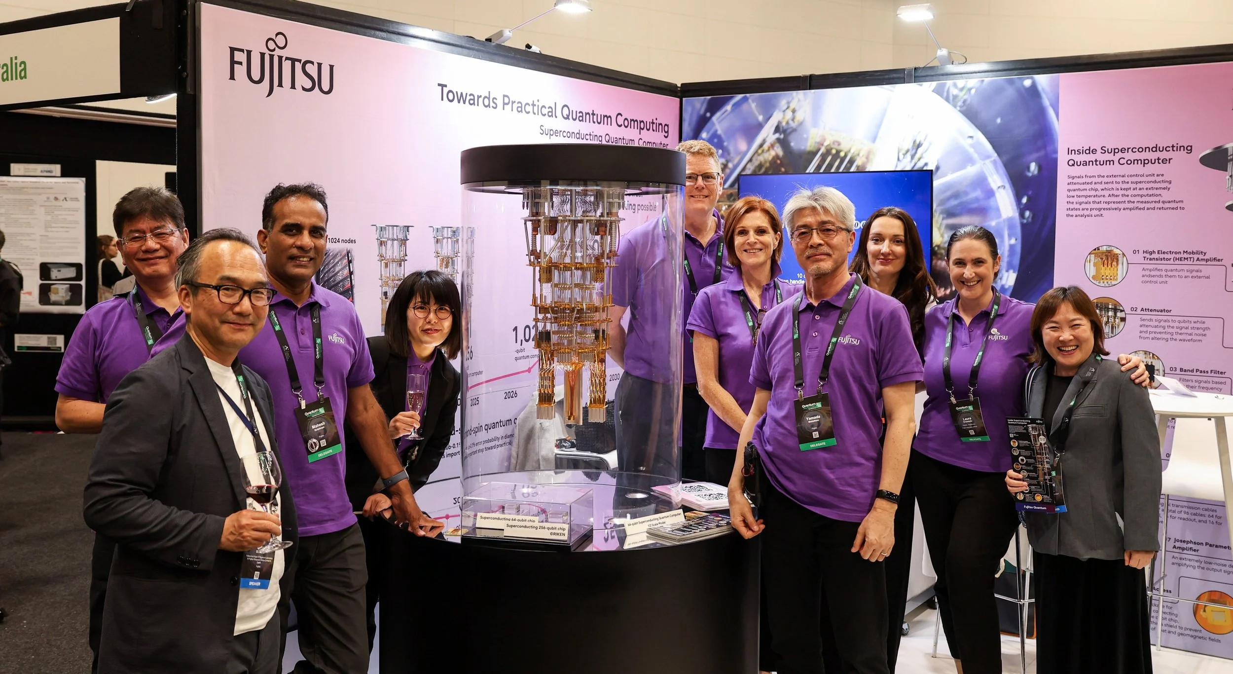 Team Fujitsu at the Quantum Australia Conference 2026